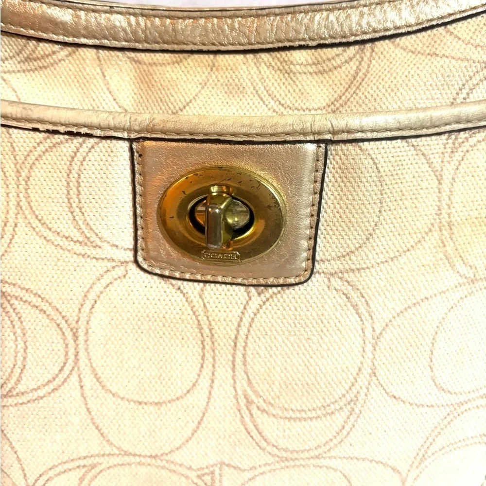 Coach Beige Crossbody Bag